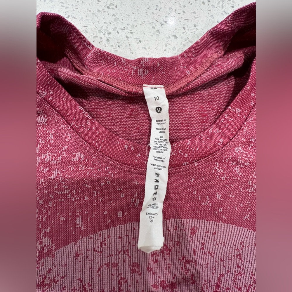 Lululemon Swiftly Tech 2.0 Size 10 - image 2